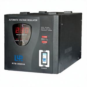 Régulateur de tension automatique <span class=keywords><strong>KEBO</strong></span> RTB 3000VA, monophasé, type relais, <span class=keywords><strong>stabilisateur</strong></span> pour appareils électroménagers, pour usage domestique, fabriqué en PC - Product Image 1