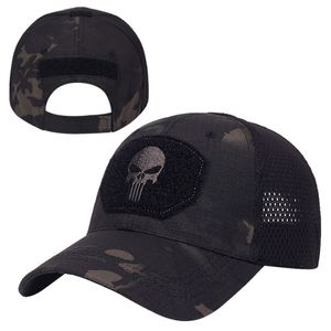 Casquette de baseball en maille avec logo camouflage personnalisé du fabricant - Product Image 2