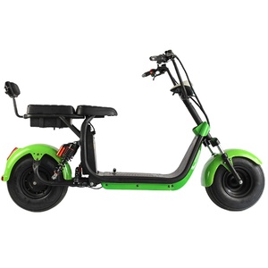 Vente en gros de scooter électrique Citycoco à pneus larges, avec absorption des chocs, <span class=keywords><strong>2</strong></span> batteries amovibles, 2000w 1500w 60v 12ah /20ah - Product Image 2