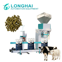 Machine d'ensachage granulaire pneumatique de 25-50 kg en acier inoxydable 304 de haute précision pour l'alimentation des porcs, le maïs, avec une précision de 0,2 %