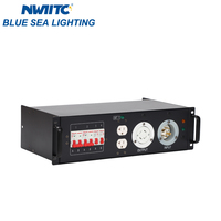 Boîte de distribution d'alimentation 4 canaux L6-30 220V + 3 canaux Edison 110V, entrée et sortie L14-30 220V, en aluminium