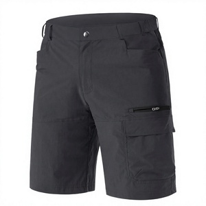 Herren Schnelltrocknende Atmungsaktive Cargo-Shorts Multi-Taschen Arbeitshose Halbe Hose mit Elastischem Bund für Outdoor-Aktivitäten - Product Image 4