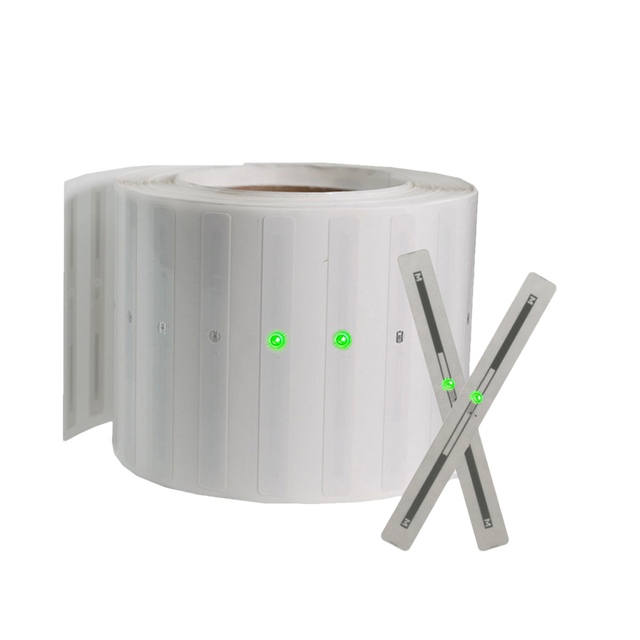 Uhf Rfid LED Tag Sticker 860 960 Mhz Passive Uhf Rfid Tag With Led for Books Archives Cable Management Smart Filing Cabinets