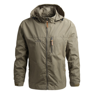 Custom Breathable Hiking <strong>Camping</strong> Windproof Waterproof Camouflage Men's Hoody Tactical Jacket For Outdoor - Product Image 4