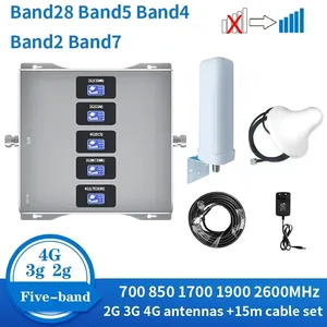 เครื่องขยายสัญญาณโทรศัพท์มือถือ 2G 3G 4G 700 850 1700/2100 1900 2600MHz ตัวขยายสัญญาณมือถือ รุ่น YX-AC05 4G - Product Image 5