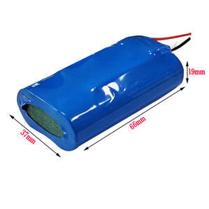 Personalizzazione batterie cilindriche agli ioni di litio 18650 batteria al litio 7.4V 1800mAh 2000Mah 2600mAh batteria al litio - Product Image 2