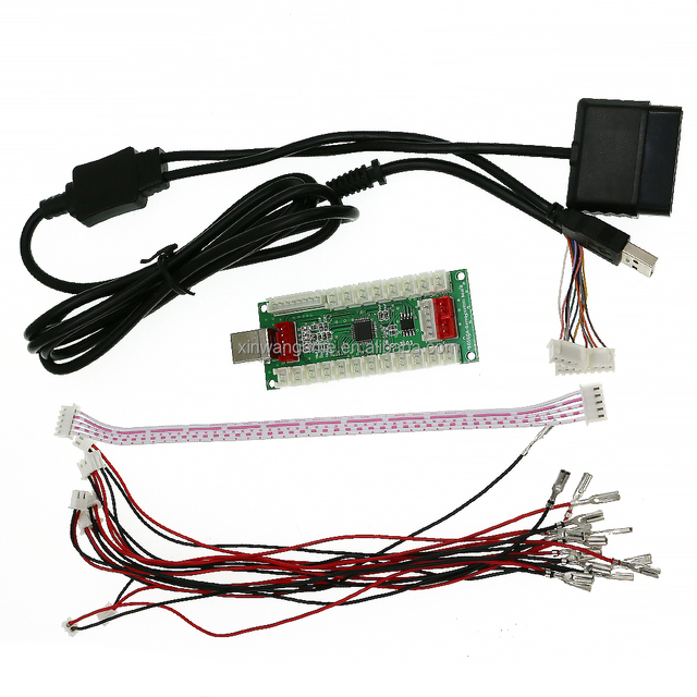 4 in 1 USB Encoder Board Zero Delay for PC PS2 PS3 Android PC-360 DIY Arcade Game Machine Joystick Button Controller
