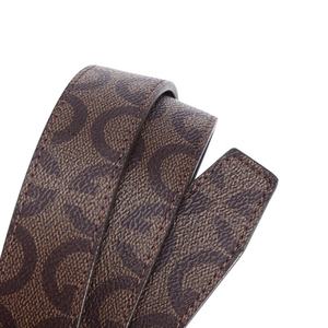 Cinto reversível masculino de couro puro, cinto masculino com duas lados, fivela giratória, vintage, 2021 - Product Image 5