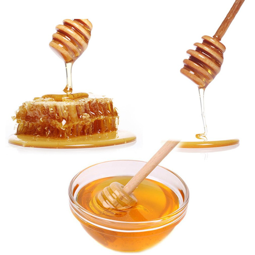 Натуральная деревянная ложка-дозатор для меда, 8 см, 10 см, 15 см, 16 см