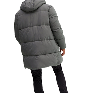 Veste matelassée personnalisée, imperméable, coupe-vent, longue, décontractée, pour homme - Product Image 2