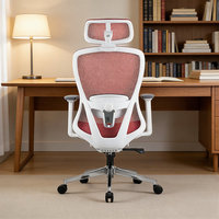 Chaise de bureau ergonomique avec appui-tête 3D Moderne pour un usage domestique Chaise de direction en plastique