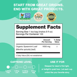 <span class=keywords><strong>ชา</strong></span>สมุนไพรจีนสเปียร์มิ้นต์แท้ 100% แบบซอง สำหรับผ่อนคลายและบรรเทาอาการท้องผูก กระบวน<span class=keywords><strong>การ</strong></span><span class=keywords><strong>ชง</strong></span>เย็น - Product Image 6