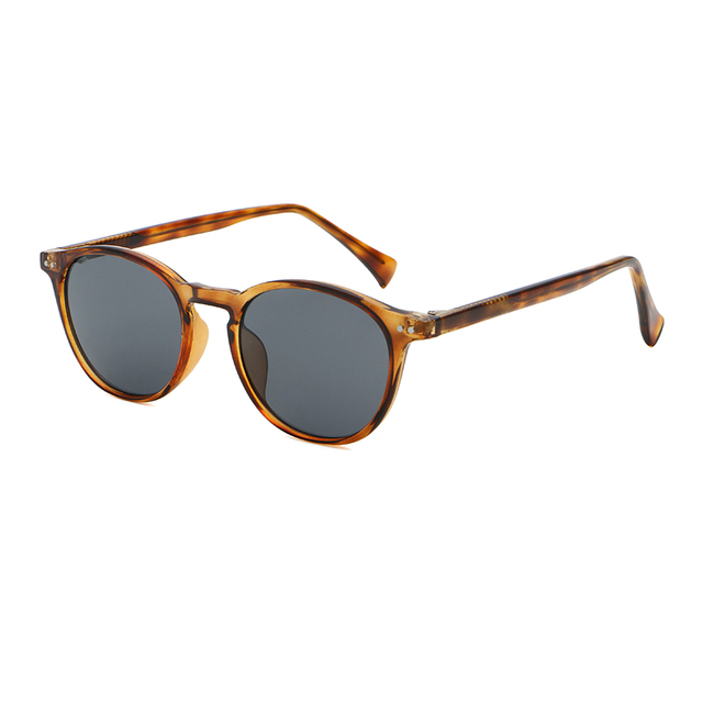 2026 Luxury Designer Retro Round Full Rim Frame Light Weight High Quality UV400 Custom Logo Trendy Sunglasses for Men Women