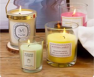 Home Duft Dekor Rauchfreie Aroma therapie Duft kerzen Kleine natürliche Soja Wachs Kerze von Ingwer Blume Jasmin Flieder Rose - Product Image 4
