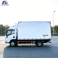 Camion frigorifique d'occasion ISUZU KV100 économique, norme Euro 6, pneus 7.00R16, fourgonnette pour chaîne du froid