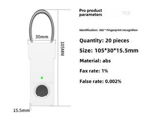 Chất lượng cao thông minh ổ khóa Wifi kết nối thích hợp cho ba lô hành lý Keyless khóa thông minh - Product Image 6