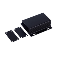Caja de Aluminio para Montaje en Pared 71*25, Aleación de Aluminio Al 6063, Extrusión, Anodizado Negro, IP65, Certificación ROHS, Caja Electrónica para Exteriores