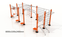Équipement de gym extérieur pour jeunes / Station d'entraînement multifonctionnelle / Personnalisable / Station de fitness pour parc OEM ODM