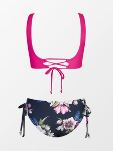 Nhỏ sexy phụ nữ Súng cao su thong Giọt Nướ<span class=keywords><strong>c</strong></span> Mắt bãi biển crotchless đen Nhật Bản Camo trắng phía trướ<span class=keywords><strong>c</strong></span> người đàn ông màu hồng chặt chẽ chuỗi Bikini - Product Image 5