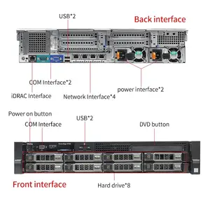 Best Selling Poweredge R730 R730XD R740XD Server Host 2U Rackmount For ERP Data Storage Virtual Cloud Computing