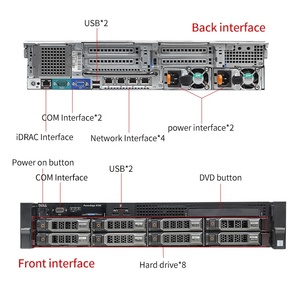 Best Selling Poweredge R730 R730XD R740XD Server Host 2U Rackmount For ERP Data Storage Virtual Cloud Computing