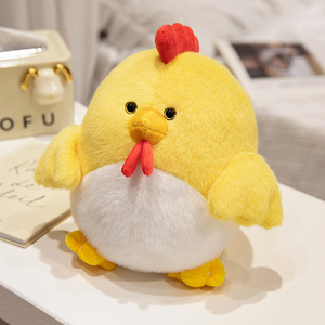 Venta al por mayor de pollo muñeco de peluche personalizado juguetes niños gallina animal de peluche de juguete para regalos - Product Image 6