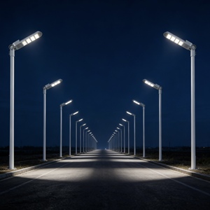 Lampadaire LED en alliage d'aluminium <span class=keywords><strong>CRANE</strong></span>, étanche IP66, AC 85-265V, résistance aux hautes températures, 6000K, télécommande, lampadaire extérieur - Product Image 1