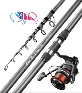 Wholesale Ultra-Light Carbon Rock Fishing Rod 2.1m-5.4m Telescopic Sea Fishing Tackle Long Distance Throwing for Saltwater