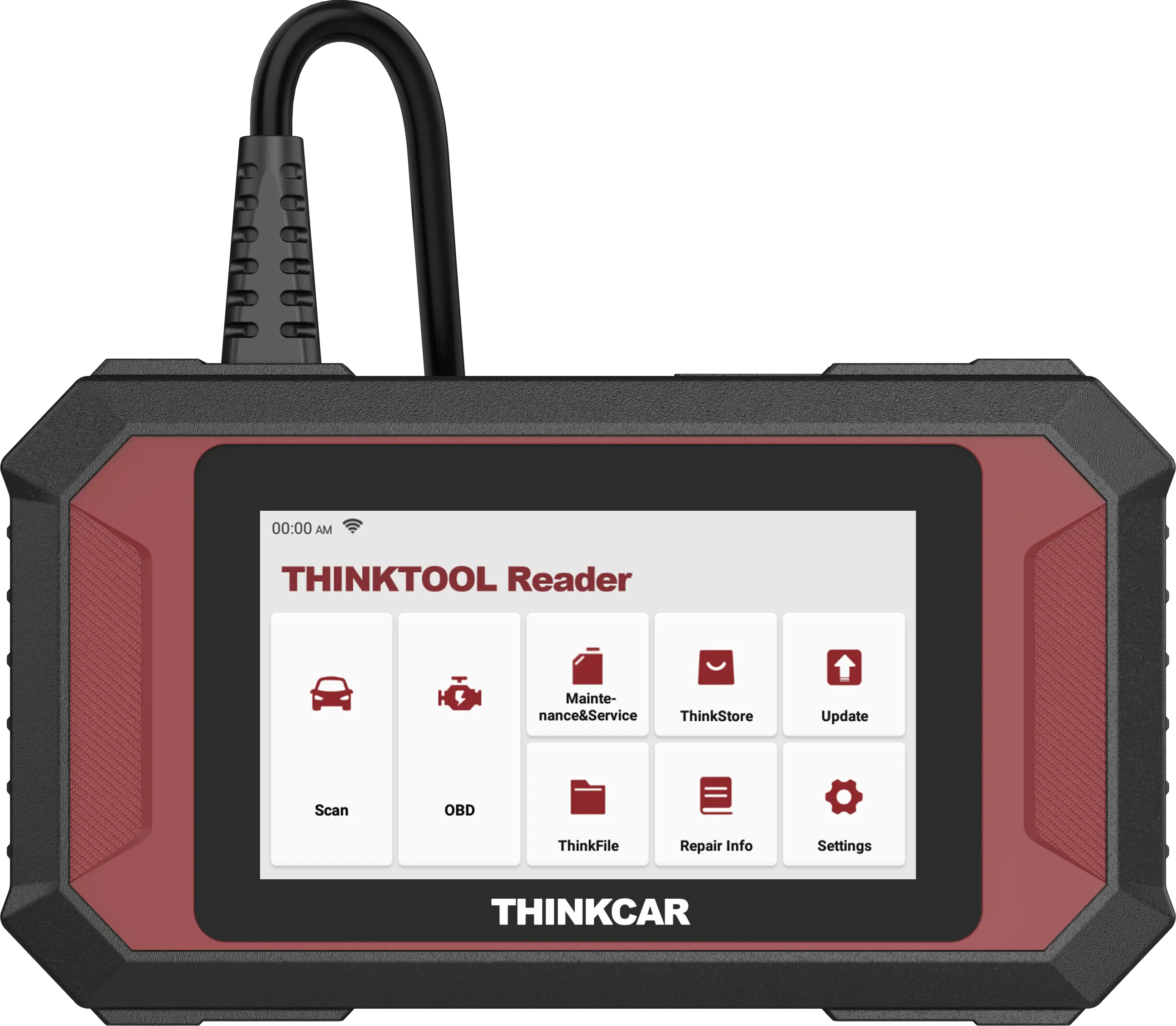 أداة تشخيص طراز ThinkTool مقاس 7 بوصات لمستوى المعدات الأصلي, أداة تشخيص كامل للسيارات ، نظام كامل للسيارات ، بما في ذلك وظيفة TPMS الكاملة ، 28 وظيفة إعادة ضبط الصيانة