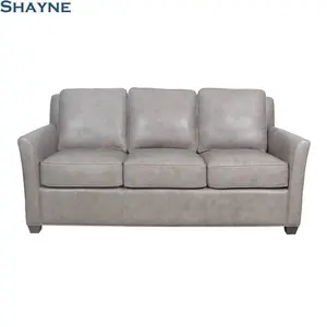Sofá de couro de fábrica para móveis, sofá de couro, luxuoso, de alta qualidade, para sala de estar, exclusivo, moderno e de couro genuíno