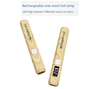 Lampe UV portable à grain de bois pour ongles, mini lampe de séchage rapide pour gel, idéale pour la manucure et le nail art - Product Image 3
