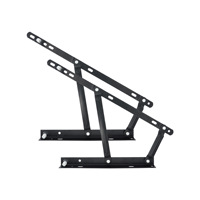 Support de lit Tatami en acier avec vérin à gaz et tige hydraulique pour sommier à lattes, support de levage pneumatique pour lits à rangement surélevé