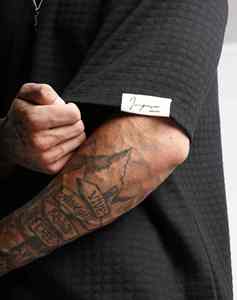 Maglietta Oversize nera Imperio da uomo 100% cotone tinta unita in bianco e traspirante manica corta comodo taglio quadrato a taglio Camiseta - Product Image 4