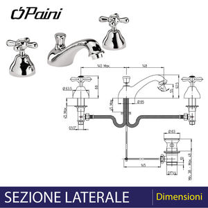 Mezclador de lavabo cromado Liberty para detergentes - Product Image 4