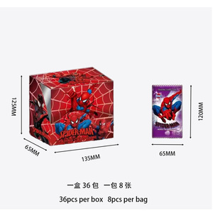 Tarjetas Flash Láser YQ de Spider-Man, Holográficas de Doble Cara, Nuevas Tarjetas de Papel Coleccionables de la Serie Héroes, Juegos de Fiesta, Mercancía de Manga - Product Image 2