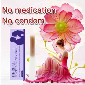 Gel Anticonceptivo Vaginal de Hierbas Naturales Seguro y Efectivo OEM/ODM con Lubricación para Control de Natalidad Inmediato y Reafirmación Vaginal para Mujeres - Product Image 1