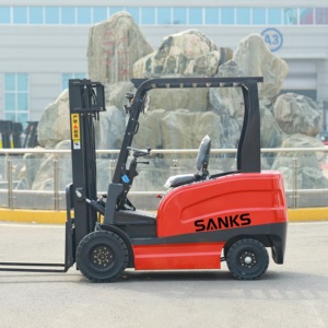 中国専門メーカー製 ポータブル電動フォークリフト 1トン 2トン 3トン 3.5トン 4トン 5トン 電動フォークリフト - Product Image 4