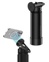 Bouteille d'eau en acier inoxydable MagicMount avec support de téléphone MagSafe, gourde isolée avec support magnétique pour téléphone pour la salle de sport
