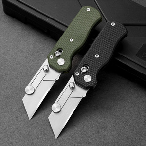 Cuchillo utilitario portátil, plegable, afilado, adecuado para acampar, defensa personal al aire libre, manualidades, cuchillo multifuncional, se puede usar - Product Image 2