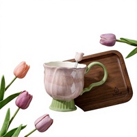 Tasse à fleurs créative Tulip, marque OEM, origine Chine Guangxi
