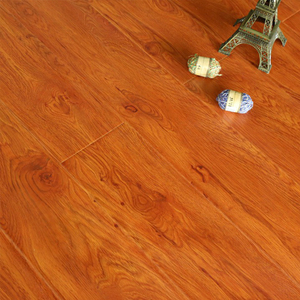 Roble de madera de roble Ac5 Hpl Hdf Mdf Piso Wax V-groove Parquet Ms Decking Tiles Board Laminat Floor Panel Pisos laminados - Product Image 1