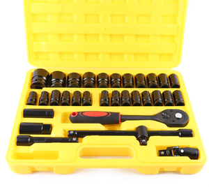 31Pcs 1/2 "<span class=keywords><strong>Dr</strong></span> Onboard Onderhoud Tools Doppenset Chroom Vanadium Spanner Set - Product Image 3