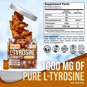 Integratore alimentare personalizzabile LOGO naturale tirosina gommose integratori tutto naturali sollevano umore caramelle gommose - Product Image 2