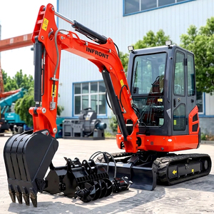 Livraison Gratuite, Moteur EPA Kubota, Nouvelle Mini-Pelleteuse sur Chenilles de 4 Tonnes, Mini-Excavatrice de 1 Tonne, 2 Tonnes, 3,5 Tonnes, Mini-Excavatrices Compactes - Product Image 5
