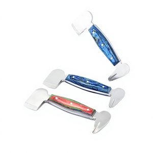 Outil professionnel de finition de sabots pour fermeurs de chevaux, coupe-clinches à manche en bois, accessoire d'entretien des sabots équins - Product Image 1
