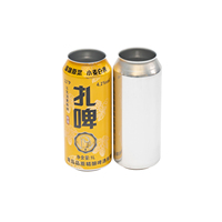 Vente en gros de canette de boisson eer en aluminium à impression ronde vide de qualité alimentaire et couvercle facile à ouvrir pour l'emballage de boisson gazeuse au jus de fruits