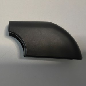 Protector de Plástico Negro para Patas de Silla de Escritorio, 9x5, para Tubos Planos de 20x40 - Product Image 1
