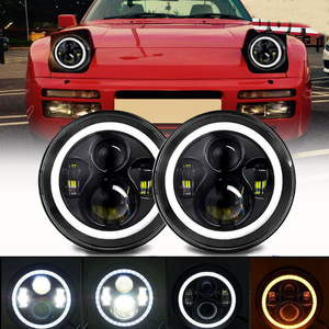 Phare LED rond de 7 pouces avec anneau bicolore pour la modification de véhicules tout-terrain - Product Image 4