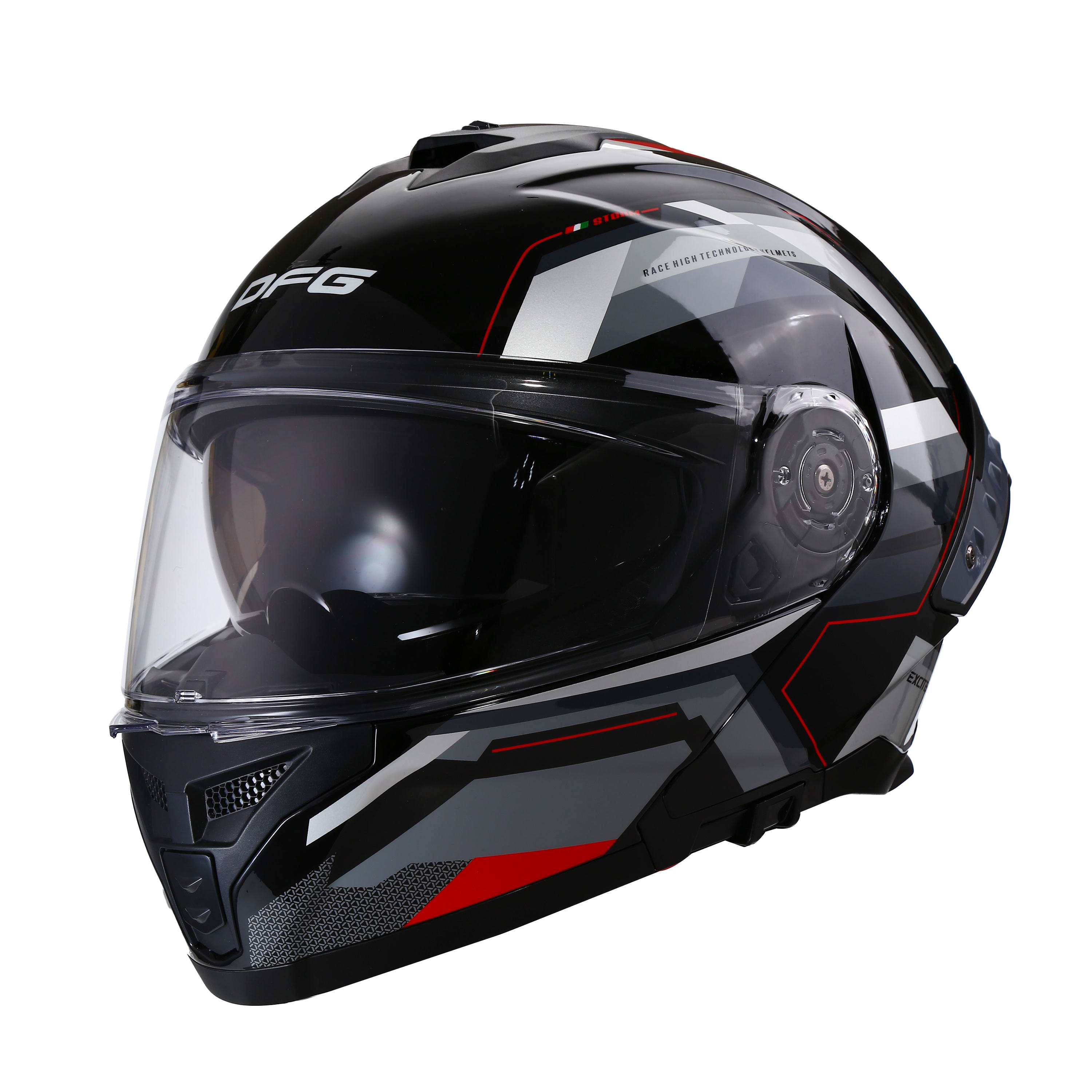 High-gloss black with patterns