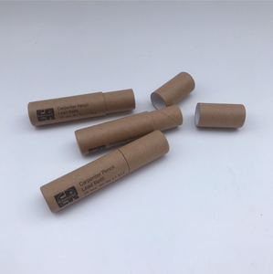 Tube en papier kraft imprimé, écologique, vide, pour baume à lèvres, parfum solide, logo de marque personnalisé disponible - Product Image 2
